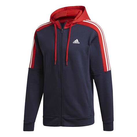 adidas trainingsjacke blau rot weiß|Blaue Trainingsanzüge .